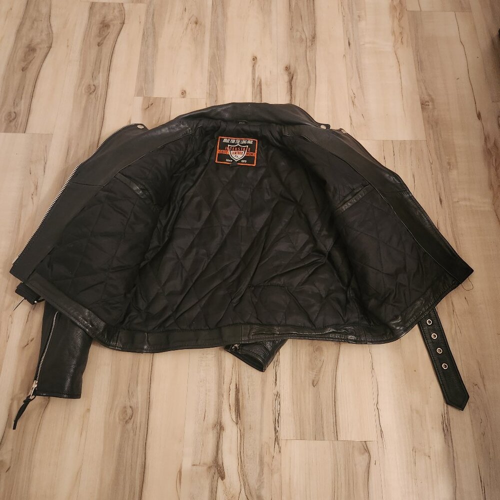 Women's Leather Riding Jacket - Picture 6 of 6
